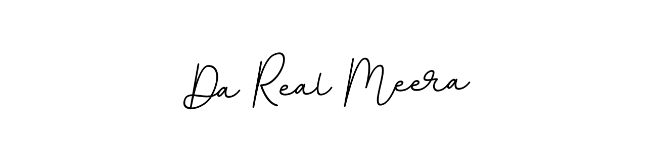 Design your own signature with our free online signature maker. With this signature software, you can create a handwritten (BallpointsItalic-DORy9) signature for name Da Real Meera. Da Real Meera signature style 11 images and pictures png