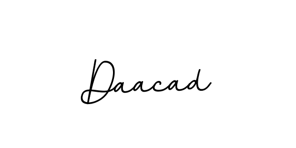 Use a signature maker to create a handwritten signature online. With this signature software, you can design (BallpointsItalic-DORy9) your own signature for name Daacad. Daacad signature style 11 images and pictures png