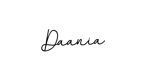 Make a beautiful signature design for name Daania. With this signature (BallpointsItalic-DORy9) style, you can create a handwritten signature for free. Daania signature style 11 images and pictures png
