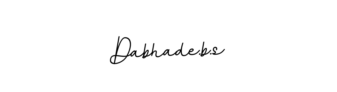 You should practise on your own different ways (BallpointsItalic-DORy9) to write your name (Dabhade.b.s) in signature. don't let someone else do it for you. Dabhade.b.s signature style 11 images and pictures png