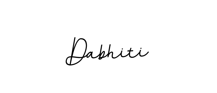 Create a beautiful signature design for name Dabhiti. With this signature (BallpointsItalic-DORy9) fonts, you can make a handwritten signature for free. Dabhiti signature style 11 images and pictures png