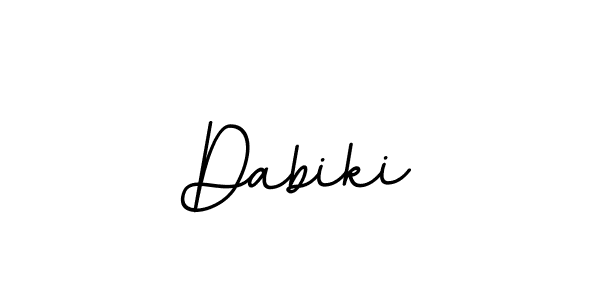 BallpointsItalic-DORy9 is a professional signature style that is perfect for those who want to add a touch of class to their signature. It is also a great choice for those who want to make their signature more unique. Get Dabiki name to fancy signature for free. Dabiki signature style 11 images and pictures png