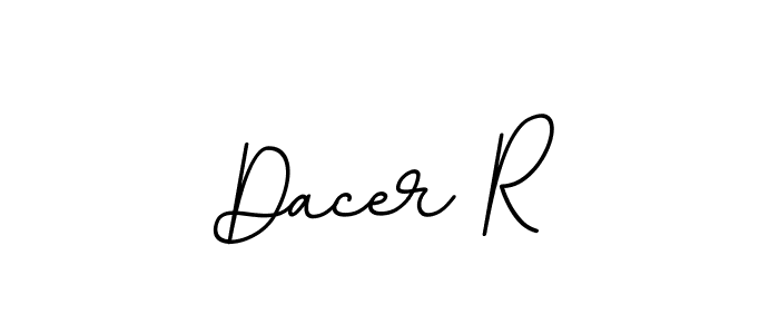 Check out images of Autograph of Dacer R name. Actor Dacer R Signature Style. BallpointsItalic-DORy9 is a professional sign style online. Dacer R signature style 11 images and pictures png
