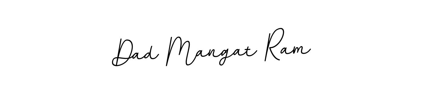 It looks lik you need a new signature style for name Dad Mangat Ram. Design unique handwritten (BallpointsItalic-DORy9) signature with our free signature maker in just a few clicks. Dad Mangat Ram signature style 11 images and pictures png