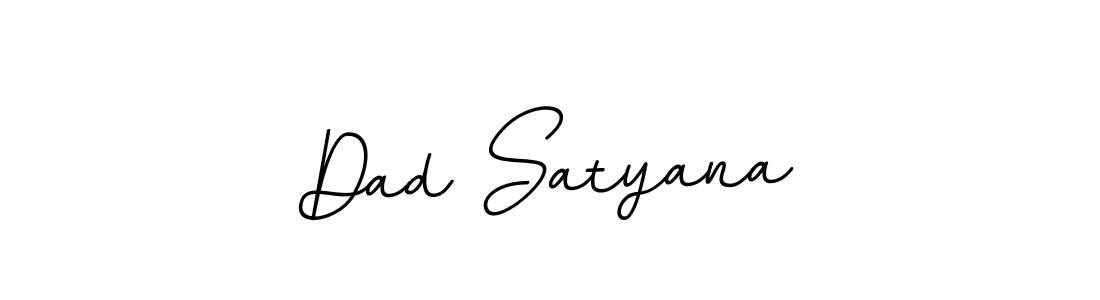 Dad Satyana stylish signature style. Best Handwritten Sign (BallpointsItalic-DORy9) for my name. Handwritten Signature Collection Ideas for my name Dad Satyana. Dad Satyana signature style 11 images and pictures png
