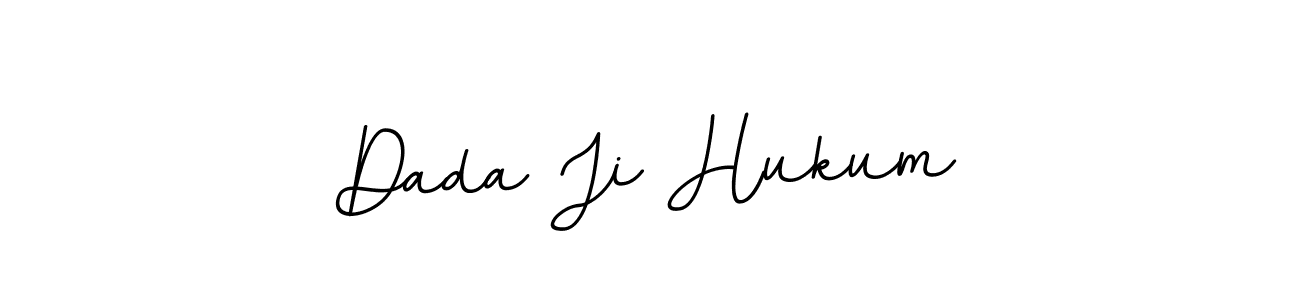 Also we have Dada Ji Hukum name is the best signature style. Create professional handwritten signature collection using BallpointsItalic-DORy9 autograph style. Dada Ji Hukum signature style 11 images and pictures png