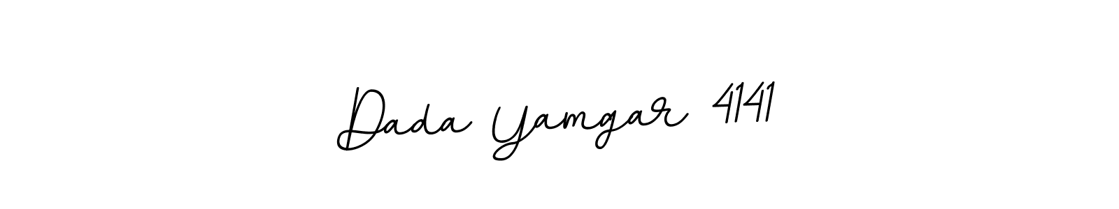 How to make Dada Yamgar 4141 name signature. Use BallpointsItalic-DORy9 style for creating short signs online. This is the latest handwritten sign. Dada Yamgar 4141 signature style 11 images and pictures png