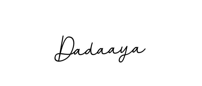Dadaaya stylish signature style. Best Handwritten Sign (BallpointsItalic-DORy9) for my name. Handwritten Signature Collection Ideas for my name Dadaaya. Dadaaya signature style 11 images and pictures png