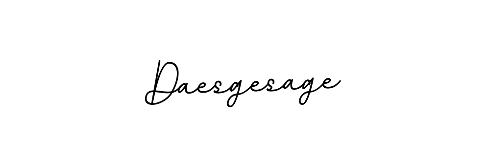 Use a signature maker to create a handwritten signature online. With this signature software, you can design (BallpointsItalic-DORy9) your own signature for name Daesgesage. Daesgesage signature style 11 images and pictures png