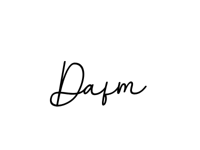 The best way (BallpointsItalic-DORy9) to make a short signature is to pick only two or three words in your name. The name Dafm include a total of six letters. For converting this name. Dafm signature style 11 images and pictures png