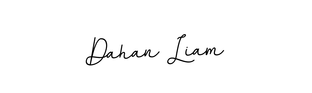 BallpointsItalic-DORy9 is a professional signature style that is perfect for those who want to add a touch of class to their signature. It is also a great choice for those who want to make their signature more unique. Get Dahan Liam name to fancy signature for free. Dahan Liam signature style 11 images and pictures png