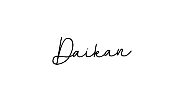 Design your own signature with our free online signature maker. With this signature software, you can create a handwritten (BallpointsItalic-DORy9) signature for name Daikan. Daikan signature style 11 images and pictures png