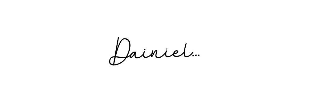 if you are searching for the best signature style for your name Dainiel.... so please give up your signature search. here we have designed multiple signature styles  using BallpointsItalic-DORy9. Dainiel... signature style 11 images and pictures png