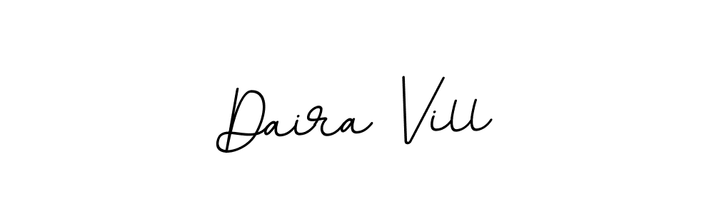 Design your own signature with our free online signature maker. With this signature software, you can create a handwritten (BallpointsItalic-DORy9) signature for name Daira Vill. Daira Vill signature style 11 images and pictures png