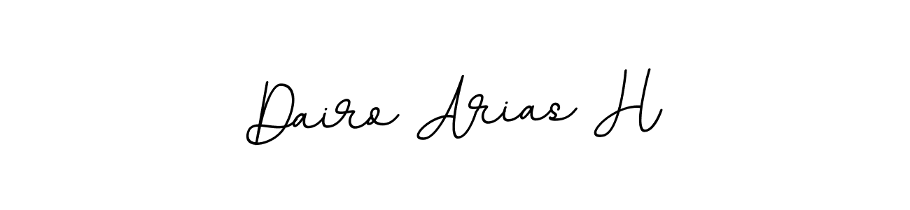 Design your own signature with our free online signature maker. With this signature software, you can create a handwritten (BallpointsItalic-DORy9) signature for name Dairo Arias H. Dairo Arias H signature style 11 images and pictures png