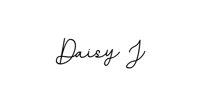 Design your own signature with our free online signature maker. With this signature software, you can create a handwritten (BallpointsItalic-DORy9) signature for name Daisy J. Daisy J signature style 11 images and pictures png