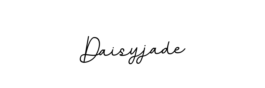 The best way (BallpointsItalic-DORy9) to make a short signature is to pick only two or three words in your name. The name Daisyjade include a total of six letters. For converting this name. Daisyjade signature style 11 images and pictures png