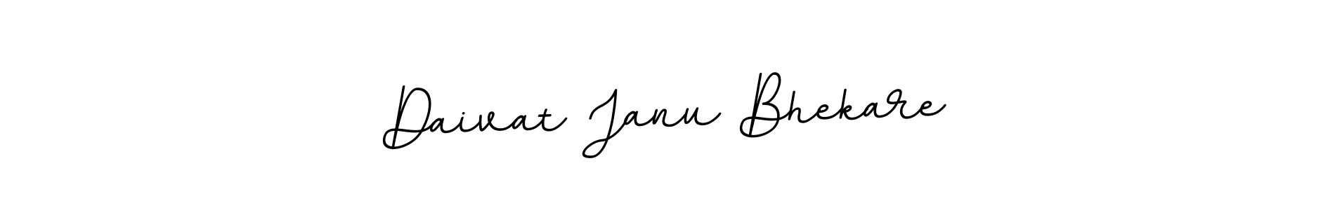 Create a beautiful signature design for name Daivat Janu Bhekare. With this signature (BallpointsItalic-DORy9) fonts, you can make a handwritten signature for free. Daivat Janu Bhekare signature style 11 images and pictures png