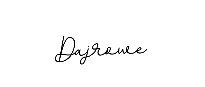 The best way (BallpointsItalic-DORy9) to make a short signature is to pick only two or three words in your name. The name Dajrowe include a total of six letters. For converting this name. Dajrowe signature style 11 images and pictures png