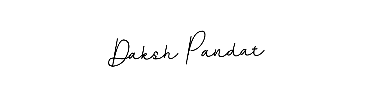 Make a beautiful signature design for name Daksh Pandat. With this signature (BallpointsItalic-DORy9) style, you can create a handwritten signature for free. Daksh Pandat signature style 11 images and pictures png