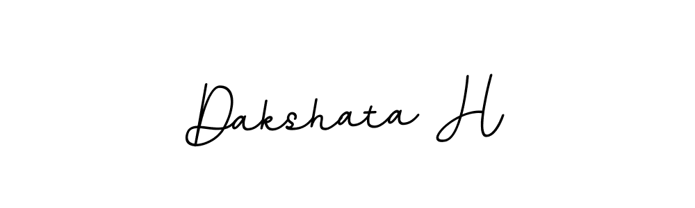 Design your own signature with our free online signature maker. With this signature software, you can create a handwritten (BallpointsItalic-DORy9) signature for name Dakshata H. Dakshata H signature style 11 images and pictures png