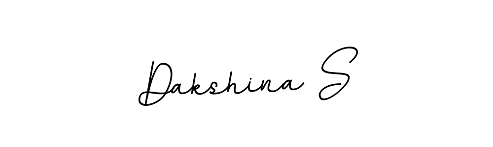 Use a signature maker to create a handwritten signature online. With this signature software, you can design (BallpointsItalic-DORy9) your own signature for name Dakshina S. Dakshina S signature style 11 images and pictures png
