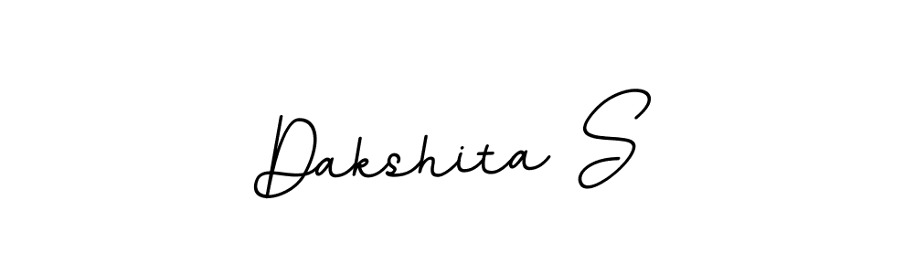 How to make Dakshita S name signature. Use BallpointsItalic-DORy9 style for creating short signs online. This is the latest handwritten sign. Dakshita S signature style 11 images and pictures png