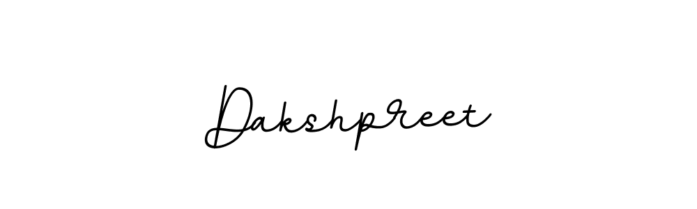 Make a beautiful signature design for name Dakshpreet. With this signature (BallpointsItalic-DORy9) style, you can create a handwritten signature for free. Dakshpreet signature style 11 images and pictures png