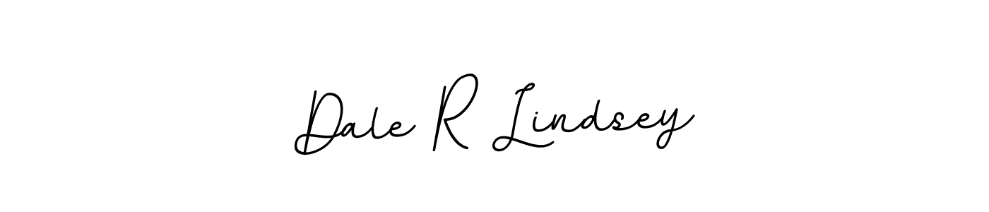 Create a beautiful signature design for name Dale R Lindsey. With this signature (BallpointsItalic-DORy9) fonts, you can make a handwritten signature for free. Dale R Lindsey signature style 11 images and pictures png