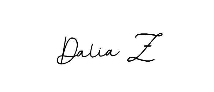 It looks lik you need a new signature style for name Dalia Z. Design unique handwritten (BallpointsItalic-DORy9) signature with our free signature maker in just a few clicks. Dalia Z signature style 11 images and pictures png