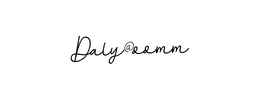 Daly@oomm stylish signature style. Best Handwritten Sign (BallpointsItalic-DORy9) for my name. Handwritten Signature Collection Ideas for my name Daly@oomm. Daly@oomm signature style 11 images and pictures png