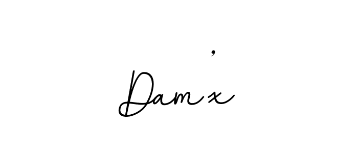 Create a beautiful signature design for name Dam’x. With this signature (BallpointsItalic-DORy9) fonts, you can make a handwritten signature for free. Dam’x signature style 11 images and pictures png