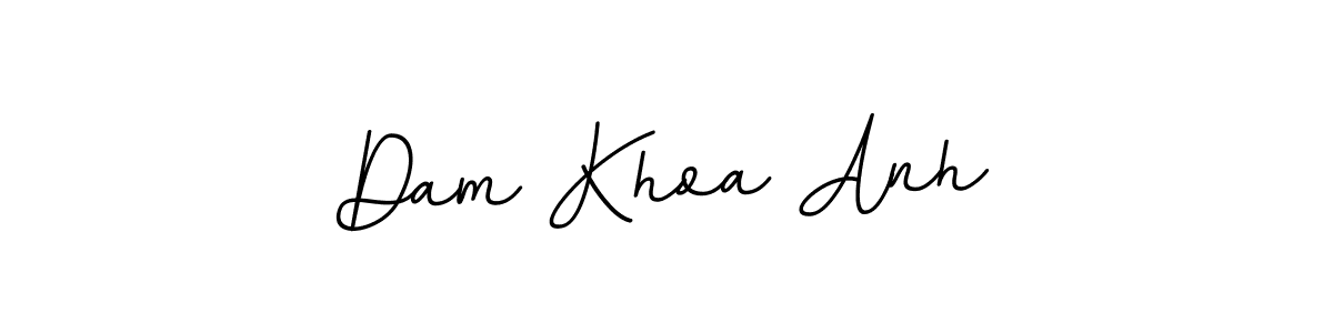 Also You can easily find your signature by using the search form. We will create Dam Khoa Anh name handwritten signature images for you free of cost using BallpointsItalic-DORy9 sign style. Dam Khoa Anh signature style 11 images and pictures png