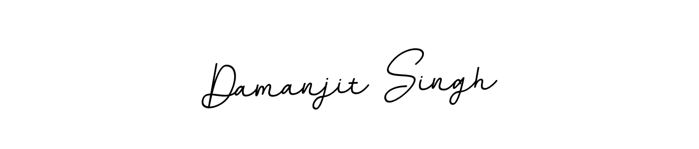 Create a beautiful signature design for name Damanjit Singh. With this signature (BallpointsItalic-DORy9) fonts, you can make a handwritten signature for free. Damanjit Singh signature style 11 images and pictures png