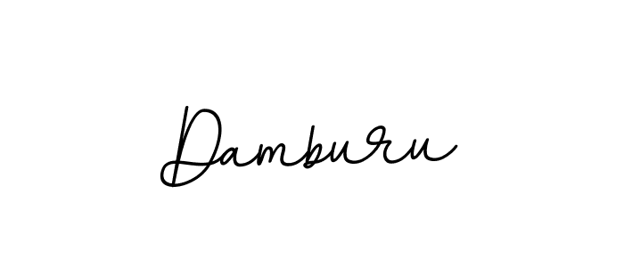 Use a signature maker to create a handwritten signature online. With this signature software, you can design (BallpointsItalic-DORy9) your own signature for name Damburu. Damburu signature style 11 images and pictures png