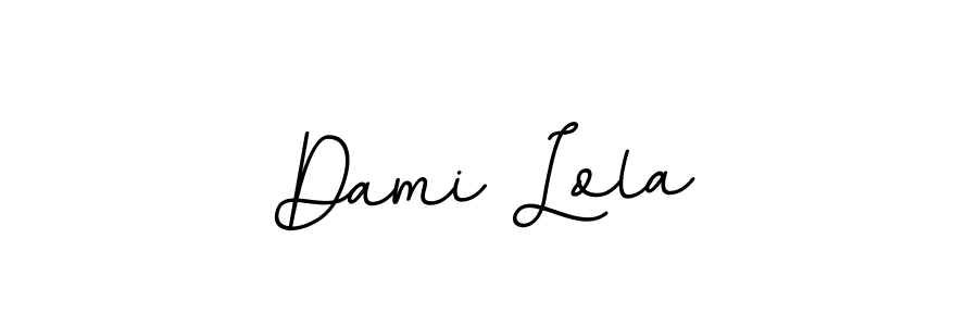 Check out images of Autograph of Dami Lola name. Actor Dami Lola Signature Style. BallpointsItalic-DORy9 is a professional sign style online. Dami Lola signature style 11 images and pictures png