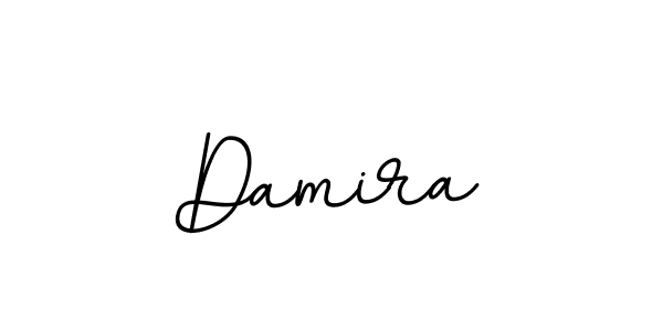 Design your own signature with our free online signature maker. With this signature software, you can create a handwritten (BallpointsItalic-DORy9) signature for name Damira. Damira signature style 11 images and pictures png