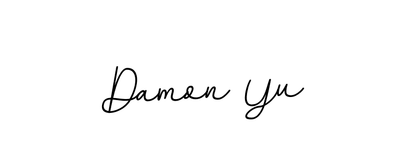 BallpointsItalic-DORy9 is a professional signature style that is perfect for those who want to add a touch of class to their signature. It is also a great choice for those who want to make their signature more unique. Get Damon Yu name to fancy signature for free. Damon Yu signature style 11 images and pictures png