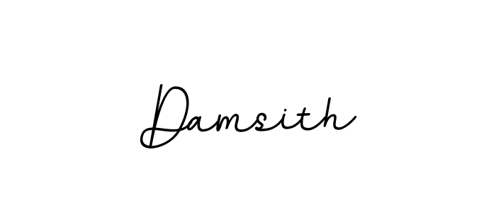 Use a signature maker to create a handwritten signature online. With this signature software, you can design (BallpointsItalic-DORy9) your own signature for name Damsith. Damsith signature style 11 images and pictures png