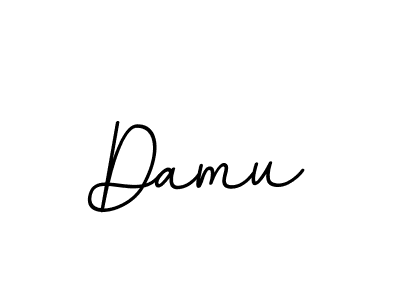 Make a beautiful signature design for name Damu. With this signature (BallpointsItalic-DORy9) style, you can create a handwritten signature for free. Damu signature style 11 images and pictures png