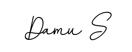 Explore multiple handwriting variations for Damu S including this stunning BallpointsItalic-DORy9 design. Free to use across all platforms. Damu S signature style 11 images and pictures png