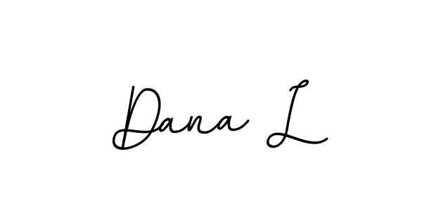 The best way (BallpointsItalic-DORy9) to make a short signature is to pick only two or three words in your name. The name Dana L include a total of six letters. For converting this name. Dana L signature style 11 images and pictures png