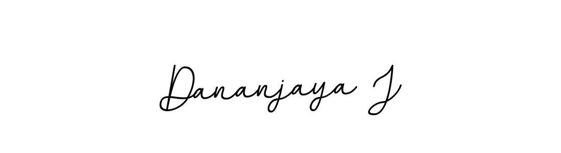 It looks lik you need a new signature style for name Dananjaya J. Design unique handwritten (BallpointsItalic-DORy9) signature with our free signature maker in just a few clicks. Dananjaya J signature style 11 images and pictures png