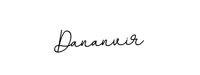 Make a beautiful signature design for name Dananvir. With this signature (BallpointsItalic-DORy9) style, you can create a handwritten signature for free. Dananvir signature style 11 images and pictures png