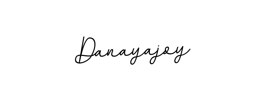 How to make Danayajoy name signature. Use BallpointsItalic-DORy9 style for creating short signs online. This is the latest handwritten sign. Danayajoy signature style 11 images and pictures png