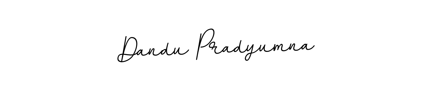 Design your own signature with our free online signature maker. With this signature software, you can create a handwritten (BallpointsItalic-DORy9) signature for name Dandu Pradyumna. Dandu Pradyumna signature style 11 images and pictures png