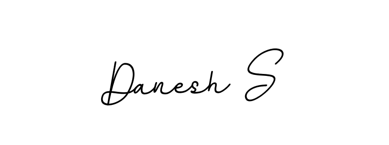 Danesh S stylish signature style. Best Handwritten Sign (BallpointsItalic-DORy9) for my name. Handwritten Signature Collection Ideas for my name Danesh S. Danesh S signature style 11 images and pictures png