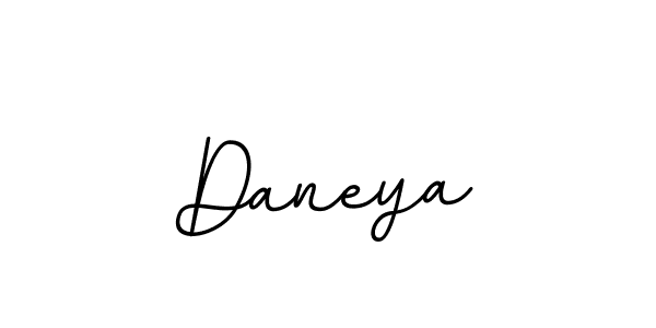 Daneya stylish signature style. Best Handwritten Sign (BallpointsItalic-DORy9) for my name. Handwritten Signature Collection Ideas for my name Daneya. Daneya signature style 11 images and pictures png