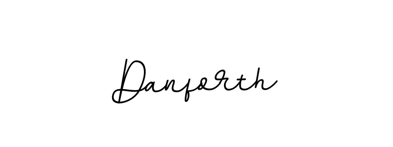 Make a beautiful signature design for name Danforth. With this signature (BallpointsItalic-DORy9) style, you can create a handwritten signature for free. Danforth signature style 11 images and pictures png
