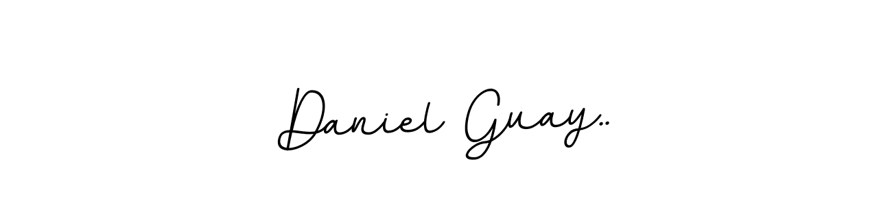 Use a signature maker to create a handwritten signature online. With this signature software, you can design (BallpointsItalic-DORy9) your own signature for name Daniel Guay... Daniel Guay.. signature style 11 images and pictures png